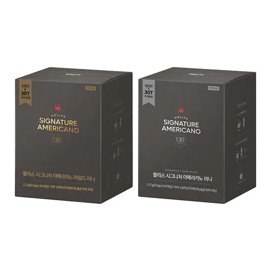 할리스 시그니처 아메리카노 미니 130T 마일드 130T