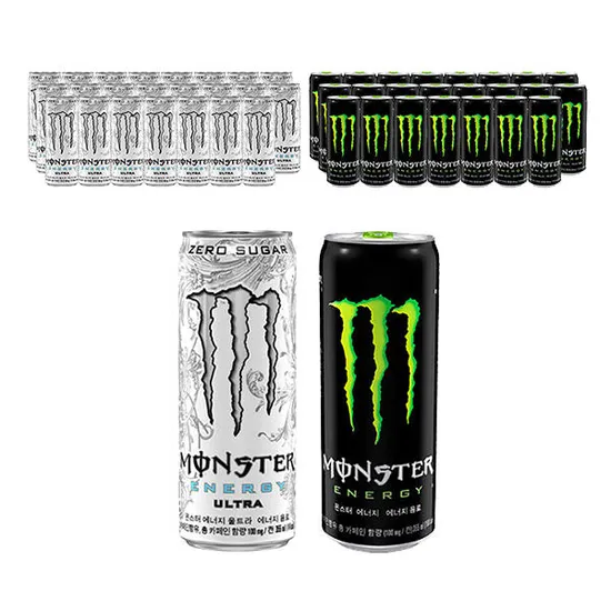 몬스터 에너지 울트라 355ml 24개 몬스터 에너지 그린 355ml 24개