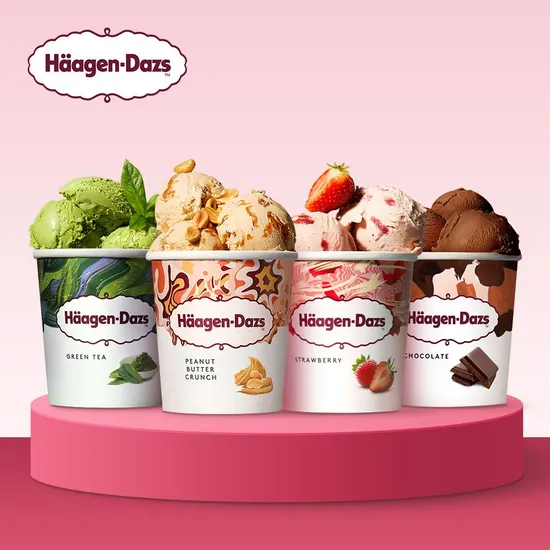 하겐다즈 파인트 3개