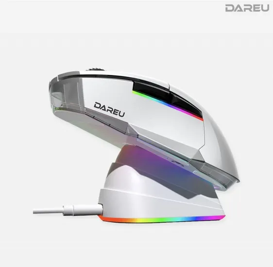 다얼유 A955 유무선 게이밍 마우스 충전독 세트