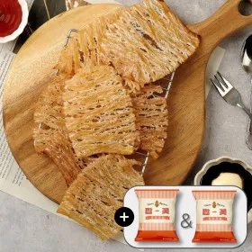 몸통 맥반석 오징어구이 150g 2개
