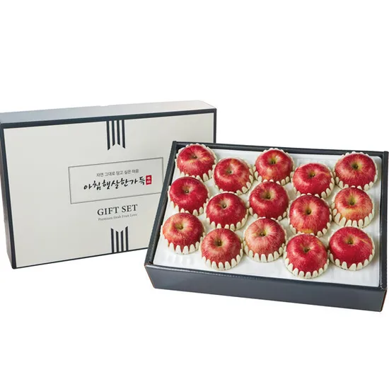 청송 햇사과 4kg 15~19과 선물포장