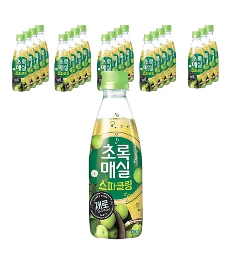 초록매실 스파클링 제로 350ml 20개