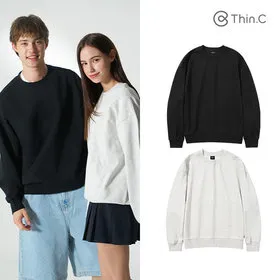 코튼 세미오버핏 베이직 맨투맨 1종 택일 9,900원