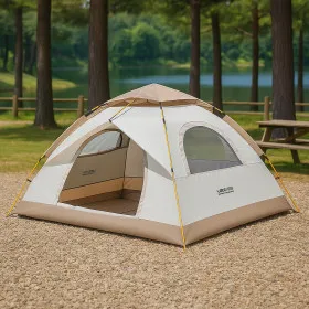 고밀도 원단 방수 원터치 텐트 3-4인용 전용가방 1개