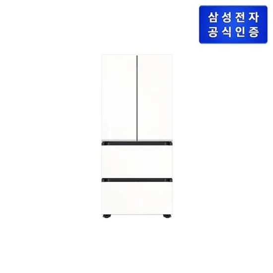 삼성 비스포크 AI김치플러스 RQ49DG90X2EW 4도어 프리스탠딩 490L
