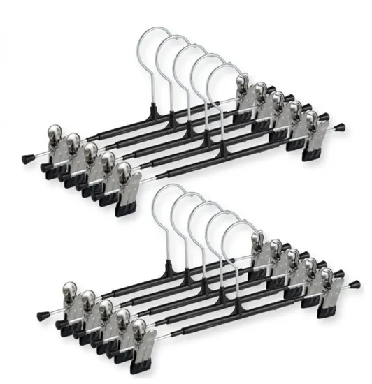 제이밀 논슬립 코팅 치마바지 걸이 10개