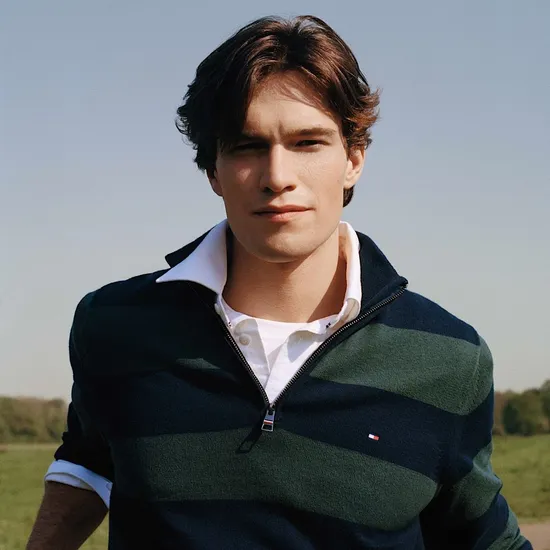 타미힐피거 퍼 라이닝 후드집업