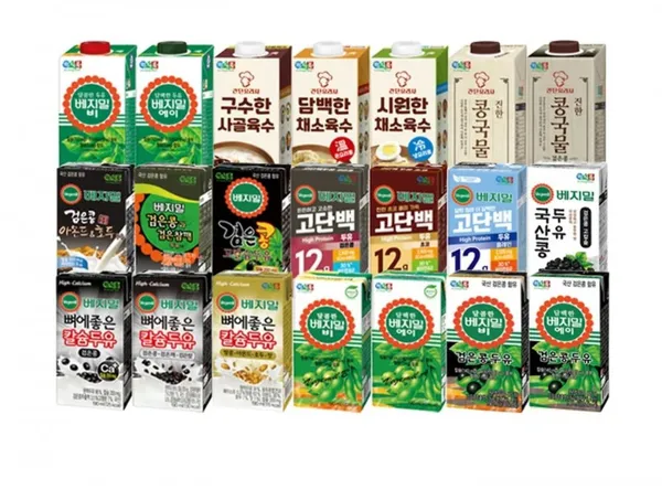 베지밀 고단백두유 플레인 190ml 48팩 외