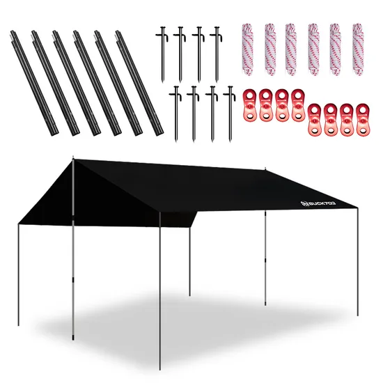 BUCK703 블랙코팅 암막타프 풀세트