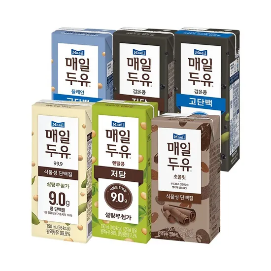 매일두유 고단백 190ml 48팩