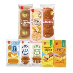 삼립 단팥빵 단팥크립 보름달 순우유빵 3입 3봉 골라담기