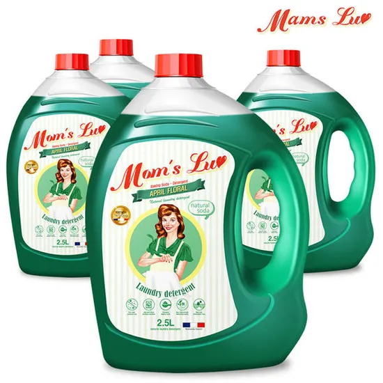 맘스럽 플로럴 액체세제 2.5L 4통