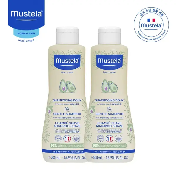 무스텔라 젠틀샴푸 500ml 2개