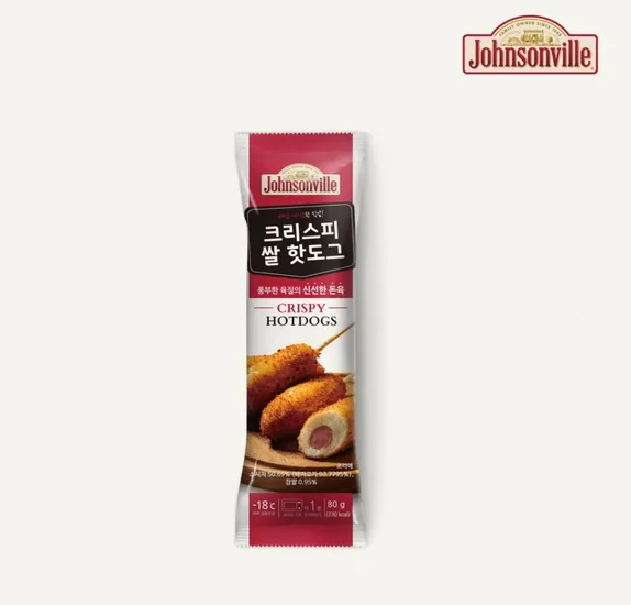 쟌슨빌 크리스피핫도그 80g 10개