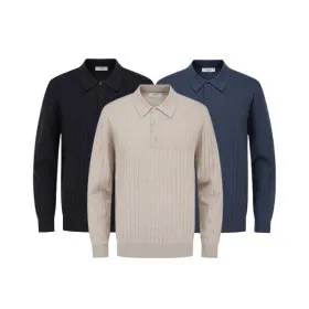 에디션 골지 카라 스웨터