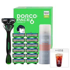 도루코 페이스6 면도기 기획세트 메가커피쿠폰