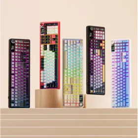 Aula 독거미 F10 pro 유무선 기계식 키보드 풀배열 핫스왑