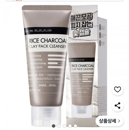 더마팩토리 매끈결 모공 클레이 팩 클렌저 100g 1개