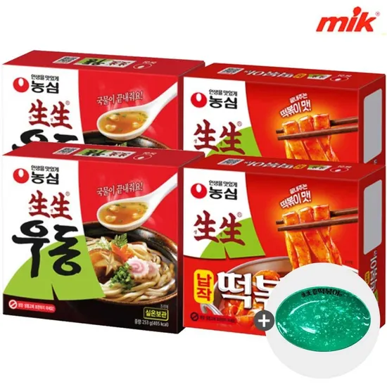 농심 생생 우동 봉지 243g 16봉