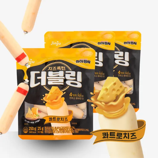 천하장사 더블링 콰트로치즈 5gX30개 (12,990원/무료)2