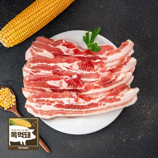 옥먹돼 삼겹살 목살 100g