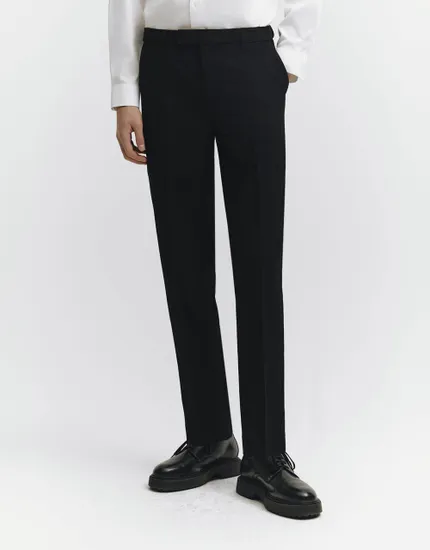 컨셉원 히든밴딩 슬림 슬랙스 블랙