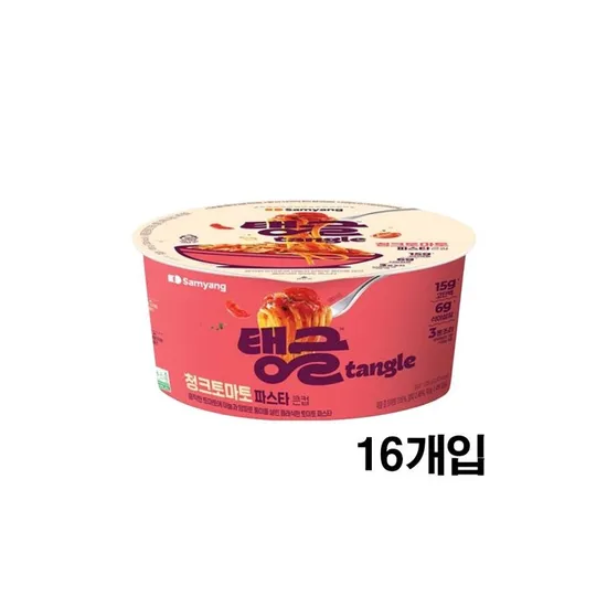 삼양 탱글 청크토마토 파스타 큰컵 106g 16개입