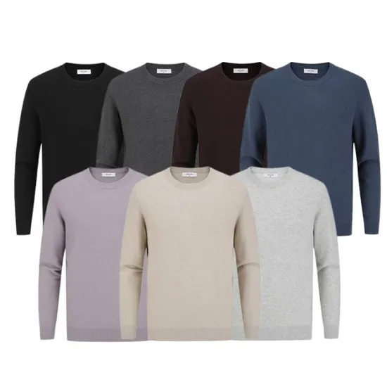 에디션 센서빌리티 캐시미어 블렌디드 라운드넥 스웨터