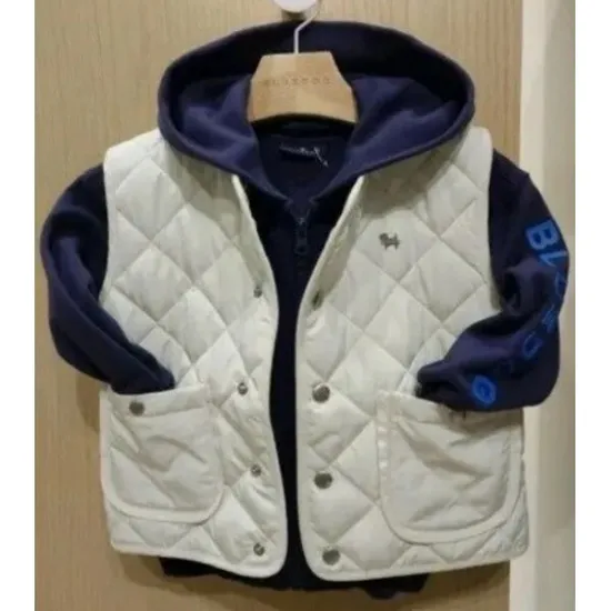 블루독 키즈 에센셜 후드 집업점퍼