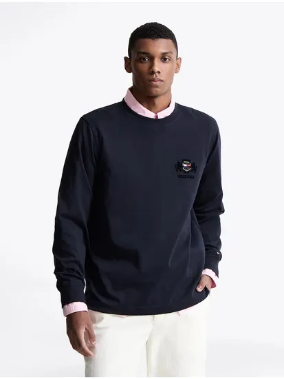 타미힐피거 본사 아이콘 로고 긴팔티셔츠(68,680원/무료)