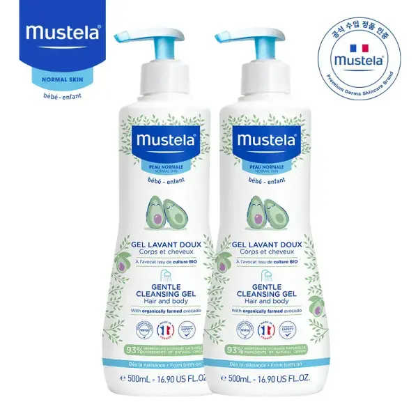 무스텔라 젠틀 클렌징 젤 200ml 2개