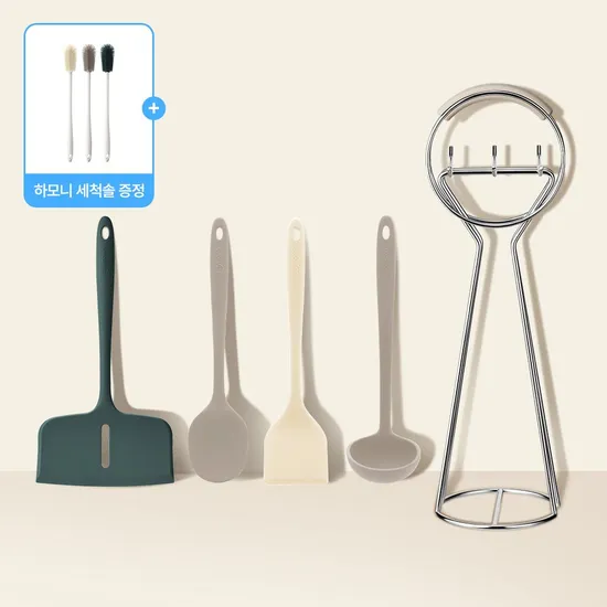 실리만 하모니 조리도구 4종 거치대세트