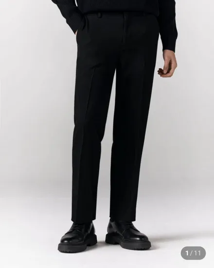 지오다노 테이퍼드 히든밴딩 슬랙스