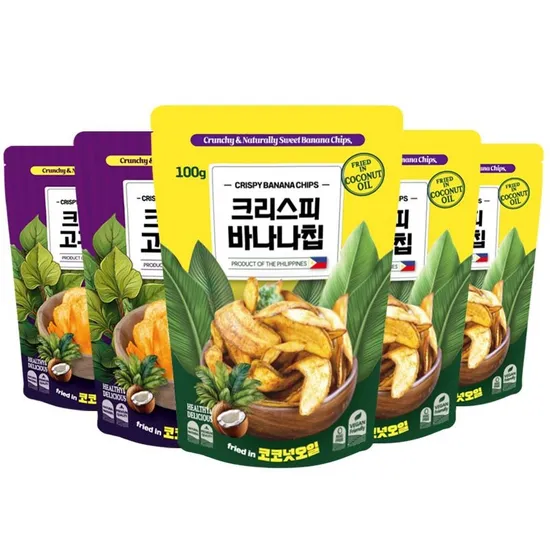 크리스피 바나나칩 3봉 고구마칩 3봉