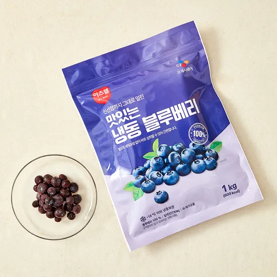 이츠웰 프리미엄 4종 냉동과일 3KG 1KG 3팩 블루베리 애플망고 딸기 복숭아