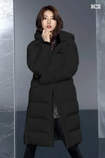 K2 남여공용 롱 패딩 벤치다운
