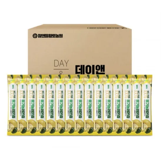 데이앤 유럽산 유기농 레몬즙100% 100포