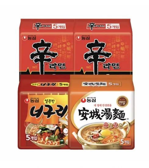 신라면 안성탕면 너구리 총 20봉