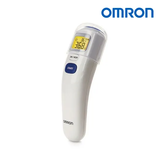 오므론 비접촉식 피부적외선 이마 체온계 MC-720-W 발열체크