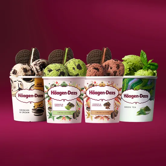 하겐다즈 파인트 4개