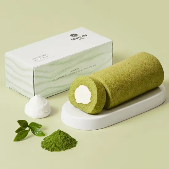 오설록 그린티 롤케이크 화이트 350g