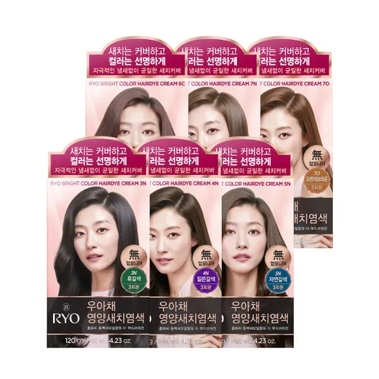 우아채 영양새치염색 4개 6컬러