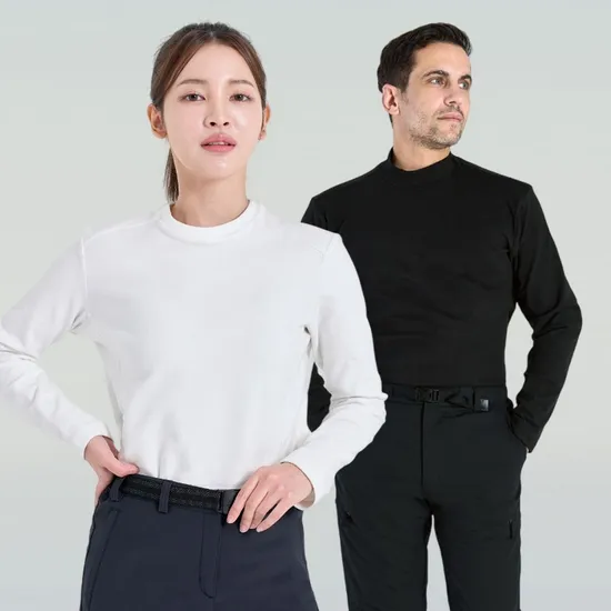 마운틴벨리 남성 겨울 플리스 풀밴딩 트레이닝 팬츠 1+1