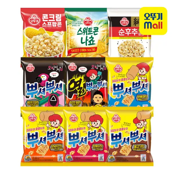 오뚜기 뿌셔뿌셔 BEST3종세트 24개