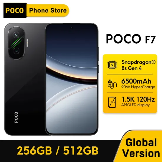 월드 프리미어 POCO F7 5G 글로벌 버전 스마트폰 Snapdragon 8s Gen 4 6.83인치 AMOLED 디스플레이 6500mAh 배터리 90W 충전 NFC14