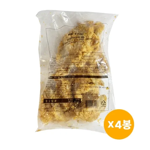 한승 국내산 닭껍질 튀김 600g 4팩