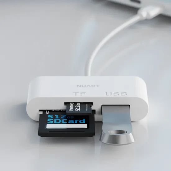 C타입 멀티 SD 카드리더기 3in1 OTG USB 3.0