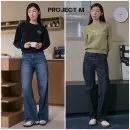 프로젝트엠 여성 사방스판 데님팬츠