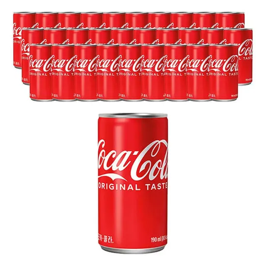 코카콜라 오리지널 제로 190ml 30캔